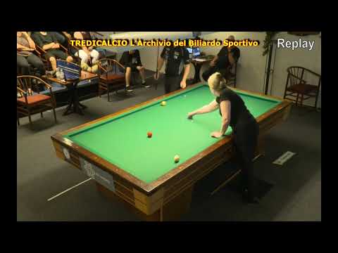 ROSENBERG vs MORTENSEN  FINALE Torneo Internazionale Biliardo IKAST 2018@TREDICALCIO