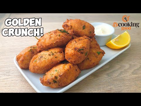 Lidl Cod?? Crispy Salt Cod Fritters (Bacalhau) Recipe!