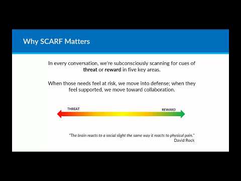 NEW VIDEO:  Leveraging Self-Awareness to Deal with Difficult Situations