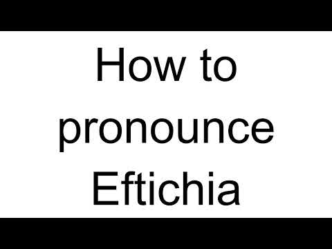 How to Pronounce Eftichia (Romanian)