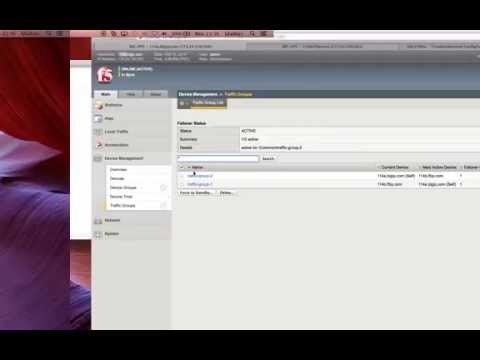 Configuring High Availability in F5 Big-IP LTM 11.x Config Sync Failover Trafficgroup