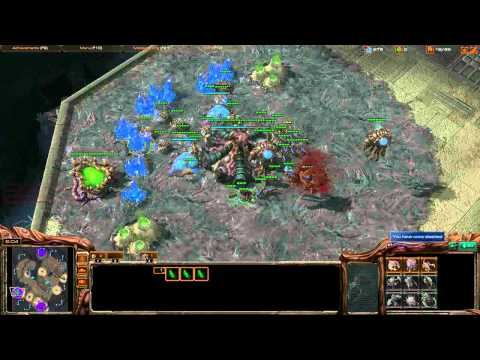 Destiny, Cella play 2v2 (Drone rush, 6 pool) - Starcraft 2 Ladder