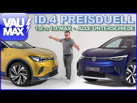 VW ID.4 - The €10,000 COMPARISON - What the 1st Edition offers compared to the 1st MAX | VAUMAXtv
