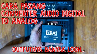 Download lagu Memasang Converter Audio Digital To Analog Dari TV Xiaomi Dengan Mixer dan Speaker Aktif mp3