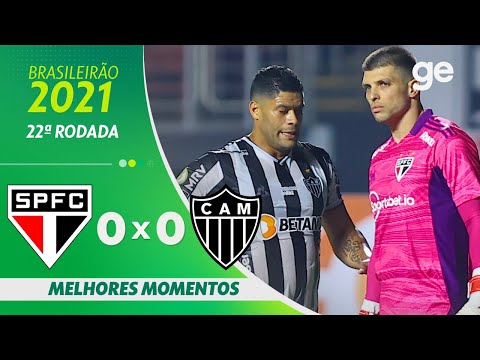 SÃO PAULO 0 X 0 ATLÉTICO-MG | MELHORES MOMENTOS | 22ª RODADA BRASILEIRÃO 2021 | ge.globo