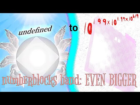 Numberblocks band: EVEN BIGGER | compilation of big numberblocks band