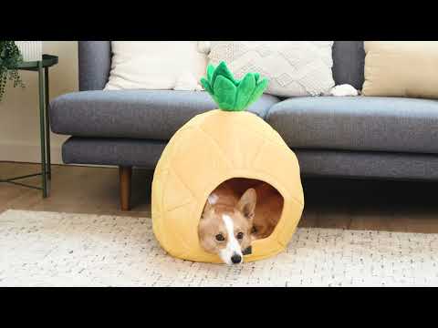 Nandog Pineapple Dog & Cat Bed
