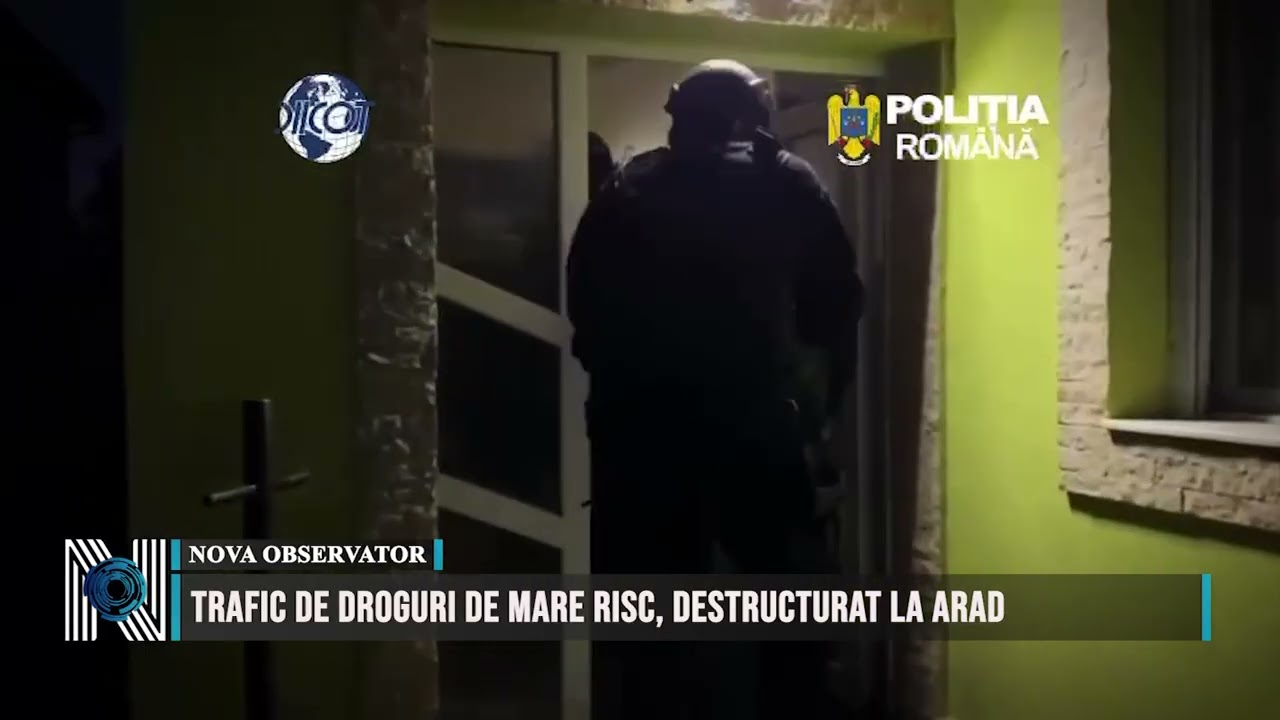 Trafic de droguri de mare risc, destructurat la Arad