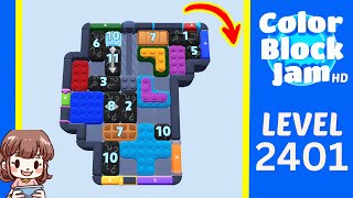 Soluzione del Livello 2401 di Color Block Jam