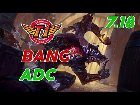 SKT T1 Bang Twitch ADC Patch 7.18 Pro Replay