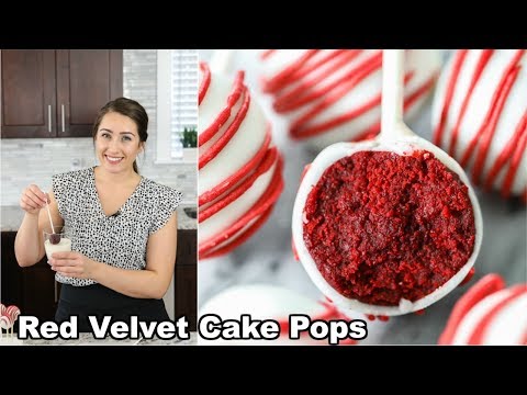 Red Velvet Cake Pops (Easy Recipe)