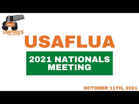 Nationals Meeting October 2021
