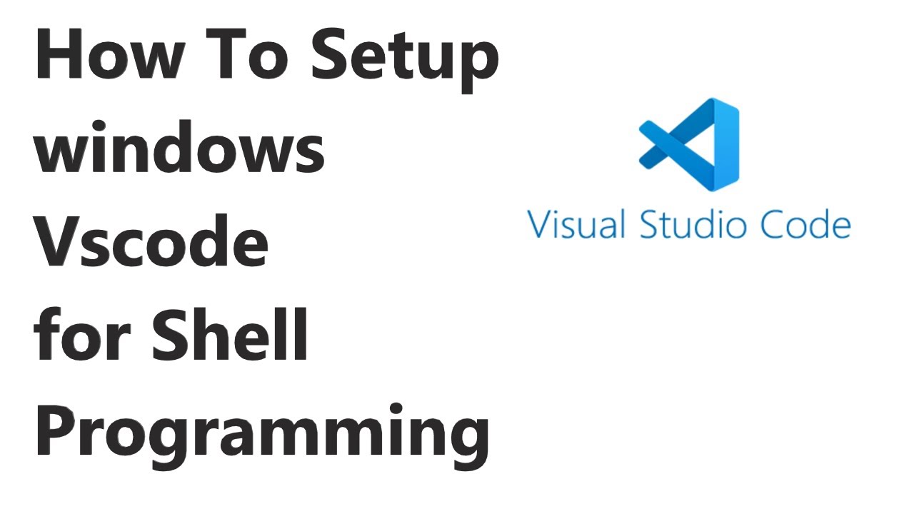 How to Start shell Programming in the Vs Code|Unix shell Programming