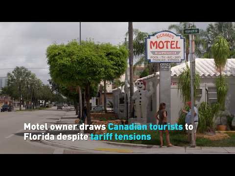 Motel owner draws Canadian tourists to Florida despite tariff tensions