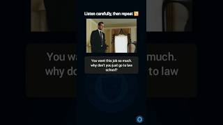 Shadowing English with Suits | shadowing with movies #shorts #suits #learnenglish