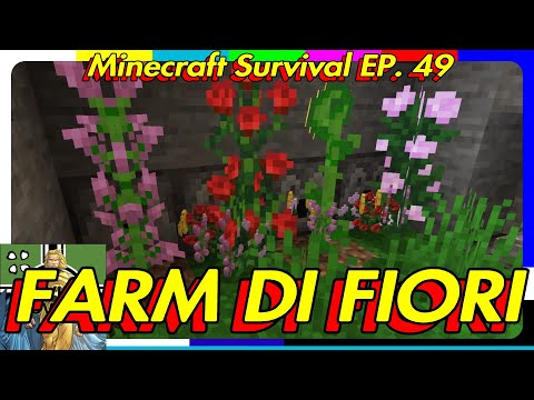FARM DI FIORI INFINITI (facilissima) | MINECRAFT SURVIVAL ITA EP. 49 | MCPE Bedrock PS4 ITA