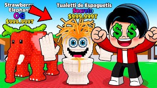 Usé SUERTE MÁXIMA INFINITA X999 y CONSEGUÍ EL NUEVO BRAINROT OG SECRETO de Roba un Brainrot