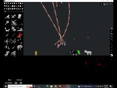 Jellyfish Mutant Eating Moment In People Playground