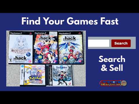 How to Search and Sell Video Games Online at The Old School Game Vault
