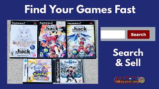 How to Search and Sell Video Games Online at The Old School Game Vault