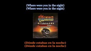 Saxon - Nightmare - Lyrics / Subtitulos en español (NWOBHM) Traducida