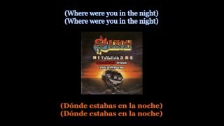 Saxon - Nightmare - Lyrics / Subtitulos en español (NWOBHM) Traducida