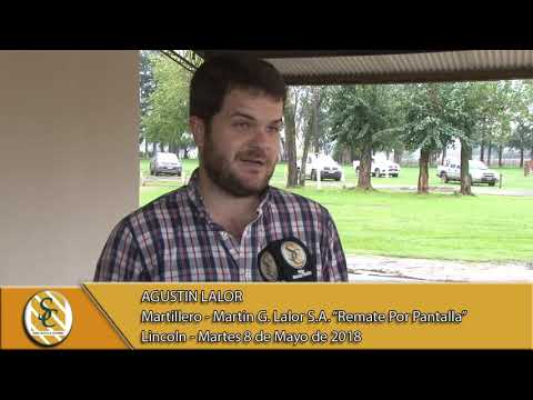 08-05-18 Nota Agustin Lalor - Martillero - Martin G. Lalor "Remate Por Pantalla" - Lincoln