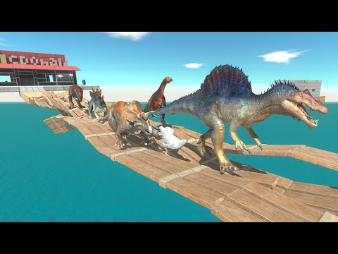 The Broken Bridge Challenge | Who Can Survive? - Animal Revolt Battle Simulator