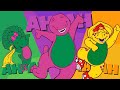 Barney Canciones Si Las Gotas De Lluvia ️ Animación