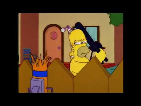 The Simpsons - Homer Trains For Whacking Day