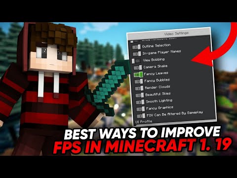 5 BEST WAYS TO IMPROVE FPS IN MINECRAFT 1.19 2022! (1080P HD)