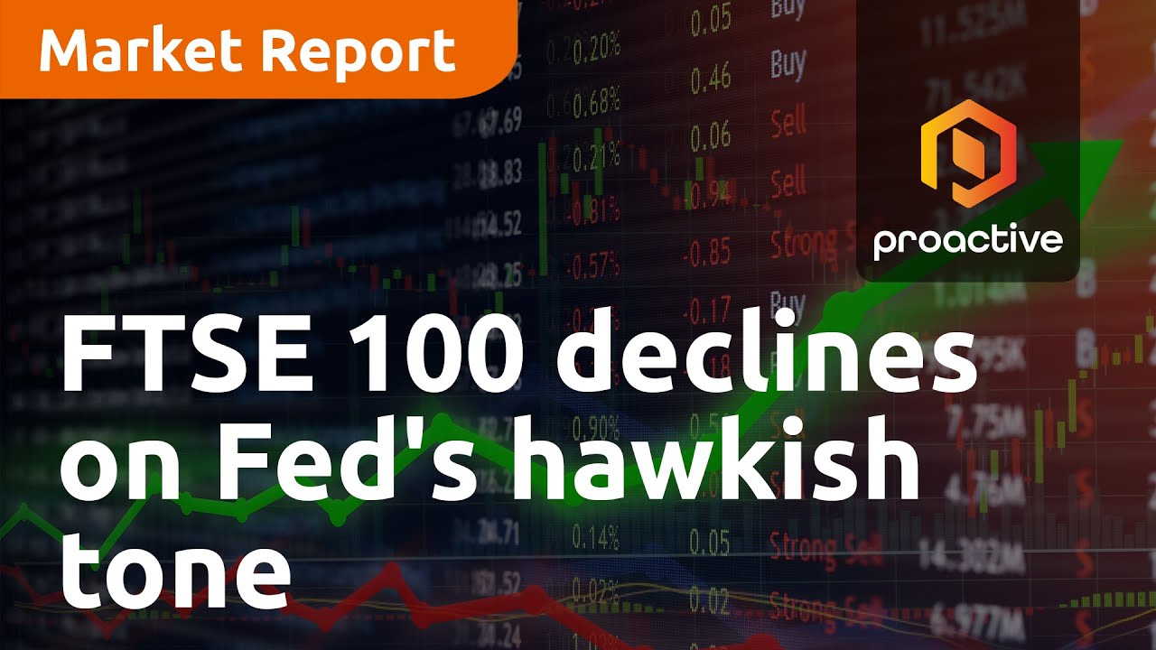 FTSE 100 declines on Fed's hawkish tone; billionaire Carlos Slim builds BT stake - Market Report
