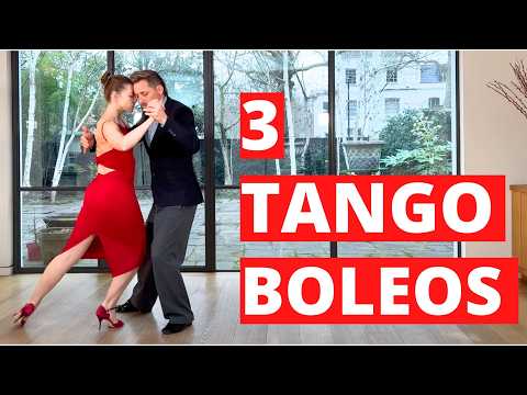 How to dance boleos in a milonga (without stress) - 3 boleos for social dancing