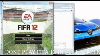 HOW TO PLAY FIFA 12 RELOADED IN FULL SCREEN