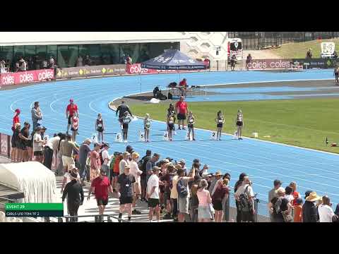Girls U10 70m Timed Final 2: 2022/23 State Track and Field Championships