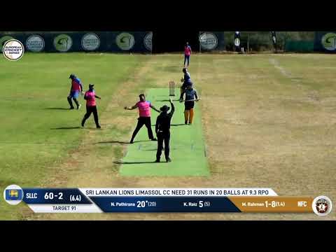 MOM: M.Rahman - NFC vs SLLC | Highlights | European Cricket Series Cyprus Day 3 | Cyprus