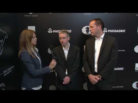 Day 7 Interview with GM Michael Adams and GM Francisco Vallejo Pons
