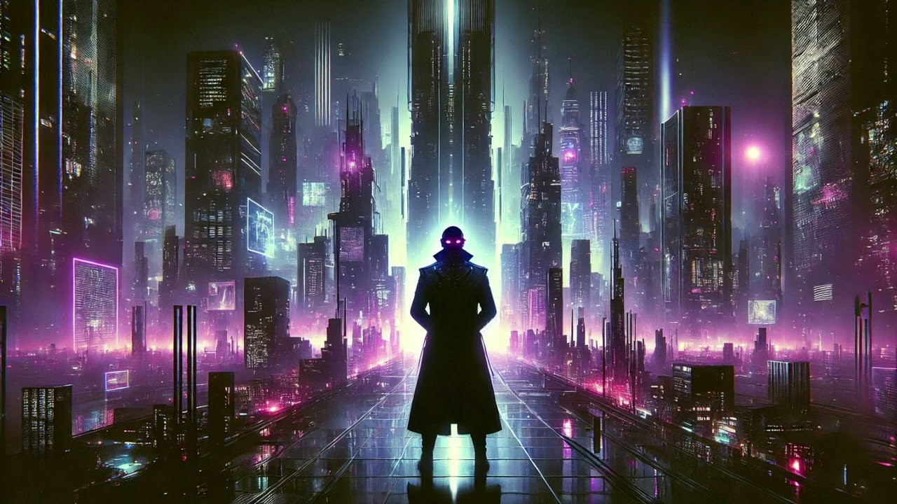 Into the Simulation XIII — Retrowave AI Art
