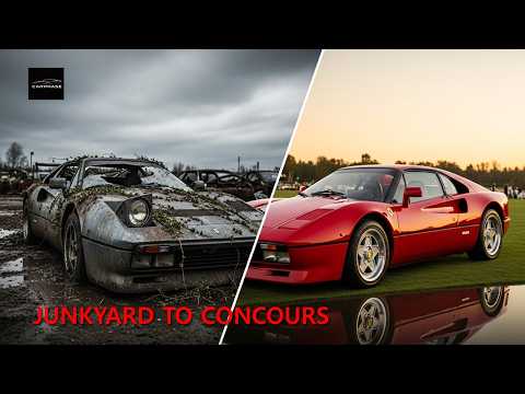 Thumbnail for 1984 Ferrari 288 GTO Complete Restoration - From Abandoned Junkyard to Concours Perfection | 4K ASMR by Ferrari 288 GTO