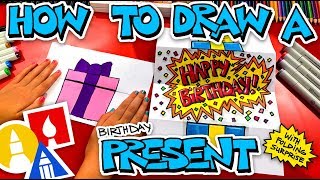 Download lagu How To Draw A Birthday Present Folding Surprise mp3