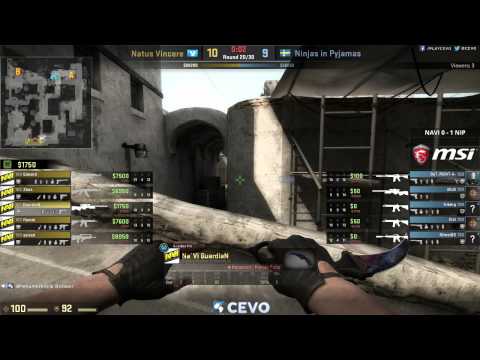 Ninjas in Pyjamas vs Natus Vincere Game 2 (CEVO-P CS:GO Season 7) - Helium & Launders
