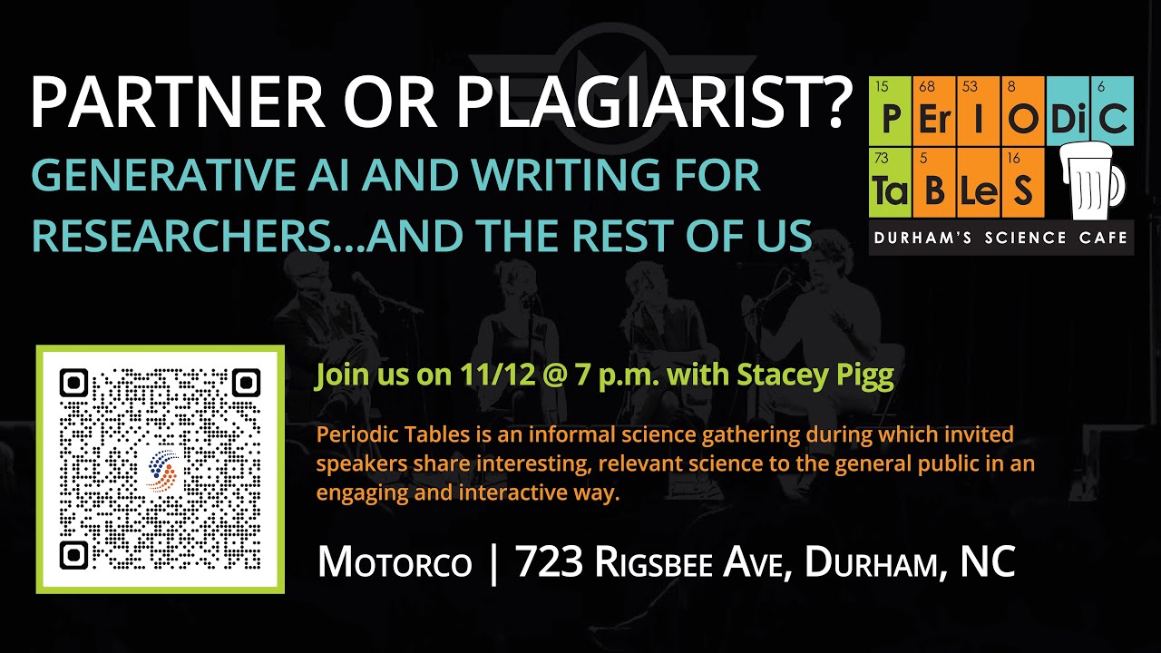 Partner or Plagiarist? Generative AI and Writing for Researchers...and the Rest of Us