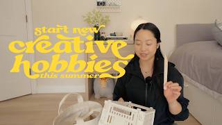 cozy summer hobbies & starting pottery again