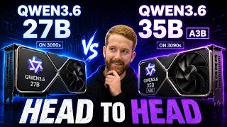 Qwen3.6 27B vs 35B A3B on RTX 3090s | Local AI Head-to-Head