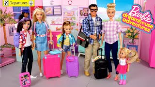 Barbie Family Vacation - Airplane Travel Routine D