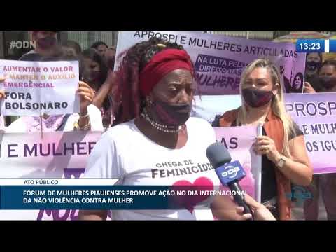 Fórum piauiense realiza ato no Dia Internacional da Não Violência Contra Mulheres 25 11 2020