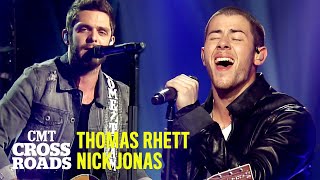 Thomas Rhett &amp; Nick Jonas &#39;Die A Happy Man&#39; | CMT Crossroads