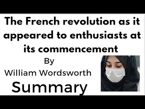 French revolution  by William Wordsworth,