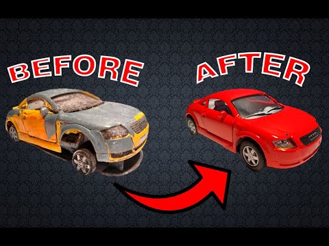 Restoration Abandoned AUDI TT Model Car.