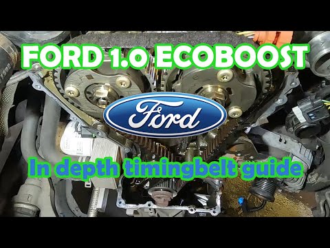 FORD 1.0 EcoBoost SFJA 2013 WET belt replacement and sump cleaning in DEPTH guide Belt in oil